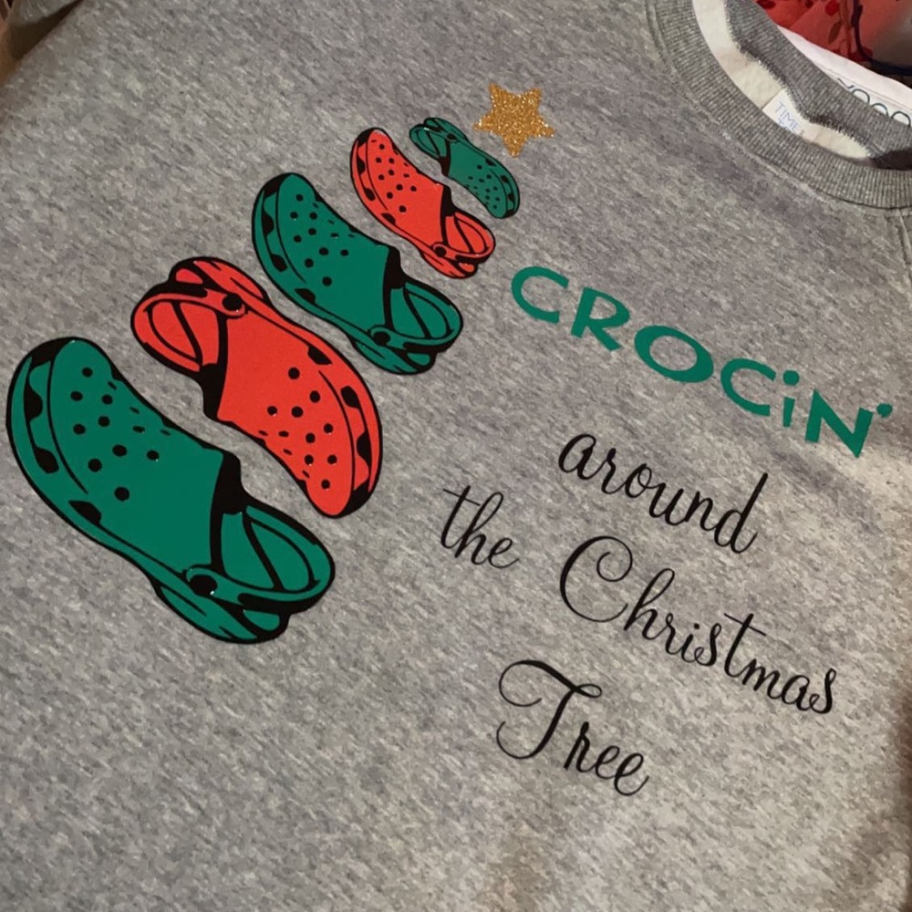 Custom shirts, sweaters, onesies and treats containers!